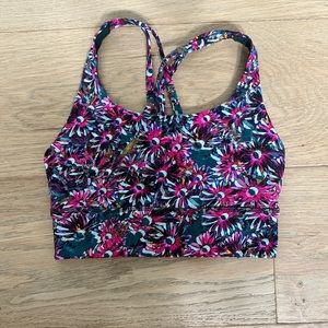 (2) lululemon flower bra